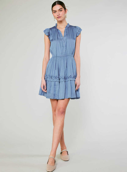 The Catherine Flutter Sleeve Dress