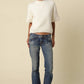 Ayra Fuzzy Short Sleeve Sweater