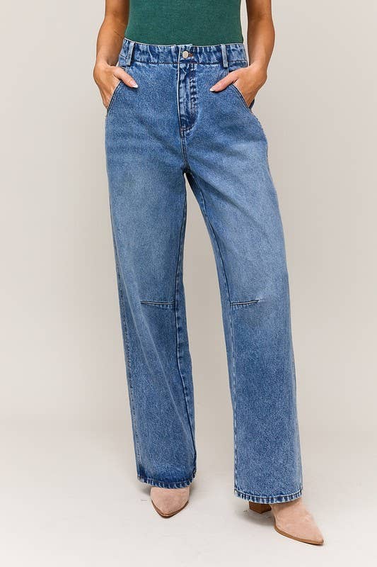 The Carter Barrel Jean