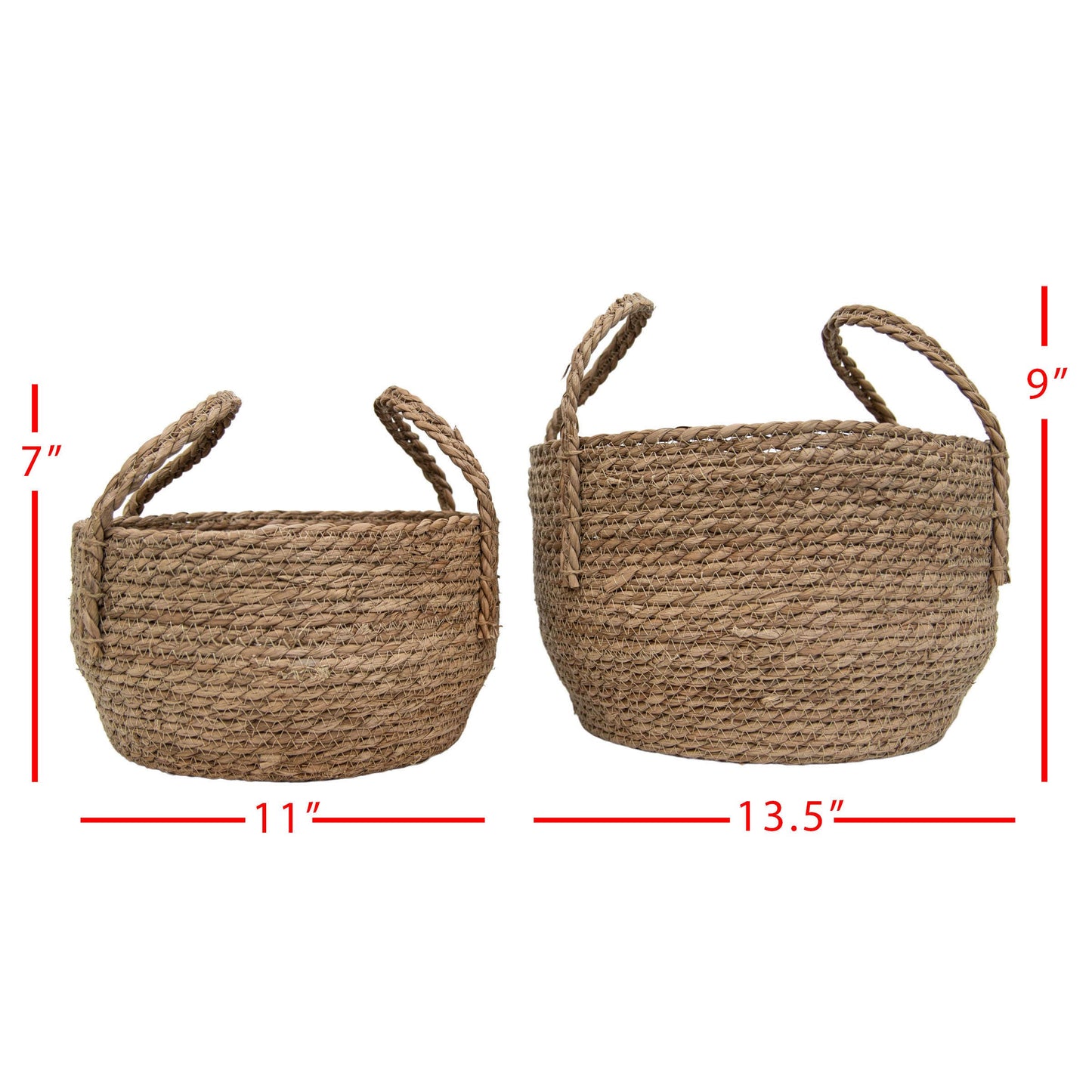 Lina Natural Woven Baskets