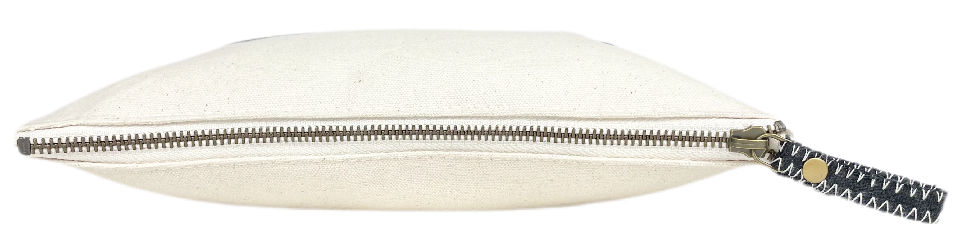 Canvas Pouch: Navy & Red