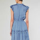 The Catherine Flutter Sleeve Dress