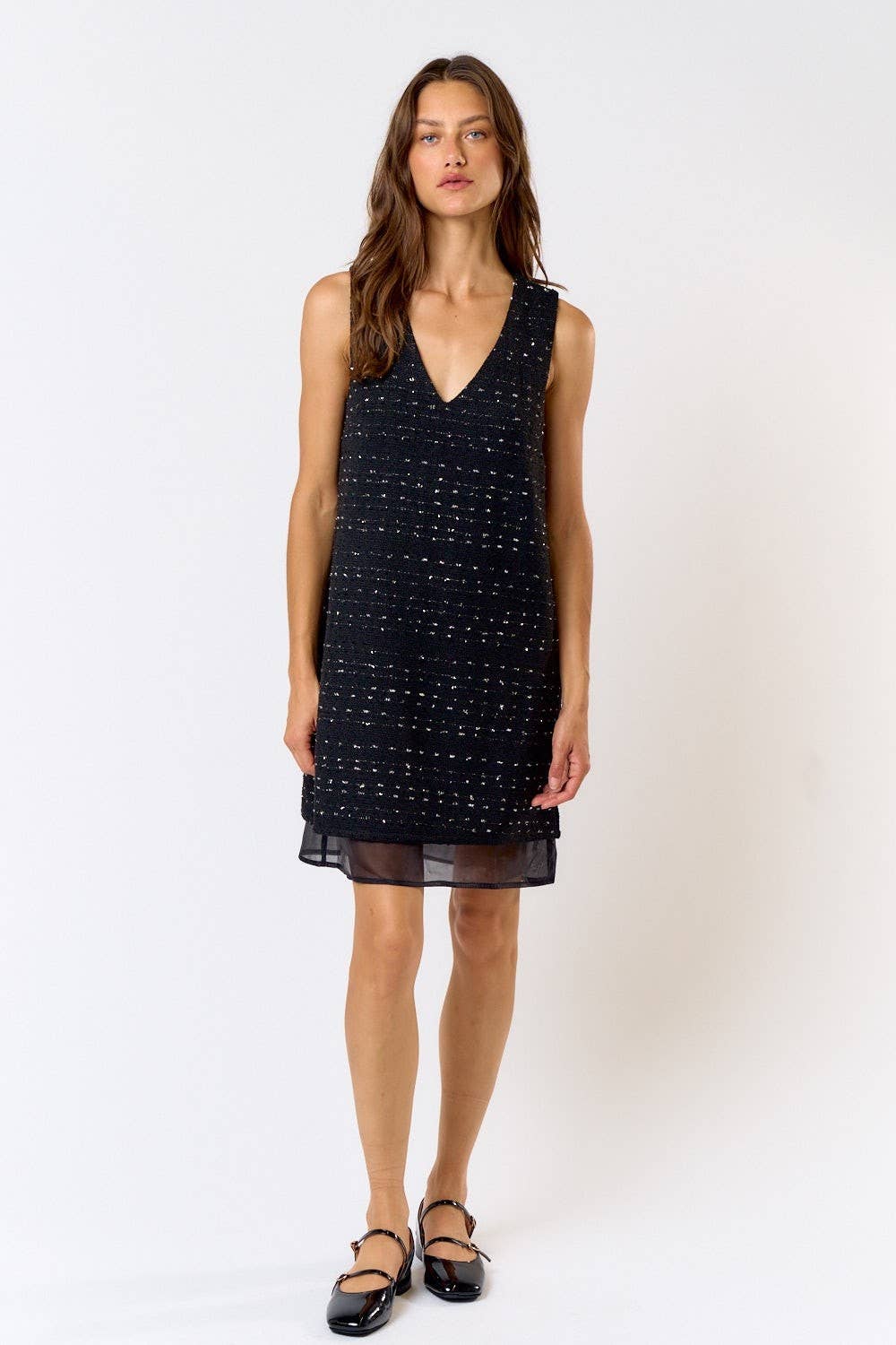 The Blaire Boucle Tweed Dress