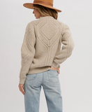 Openwork Sweater Pullover