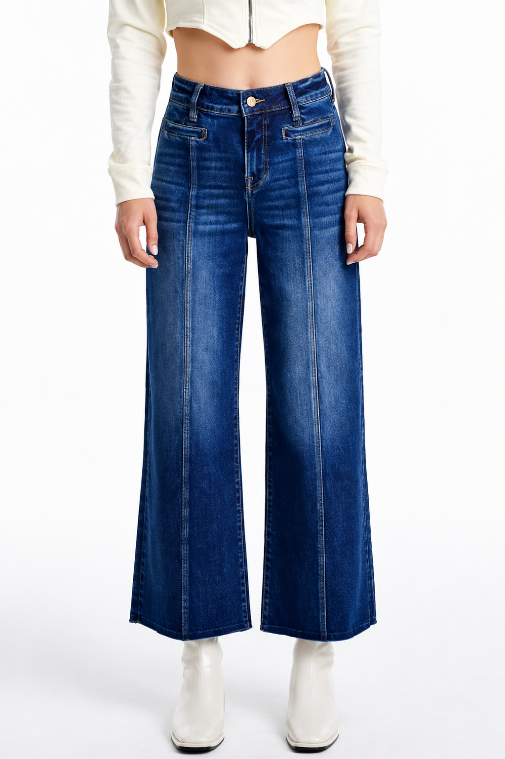 The Olivia High Rise Wide Leg Jean