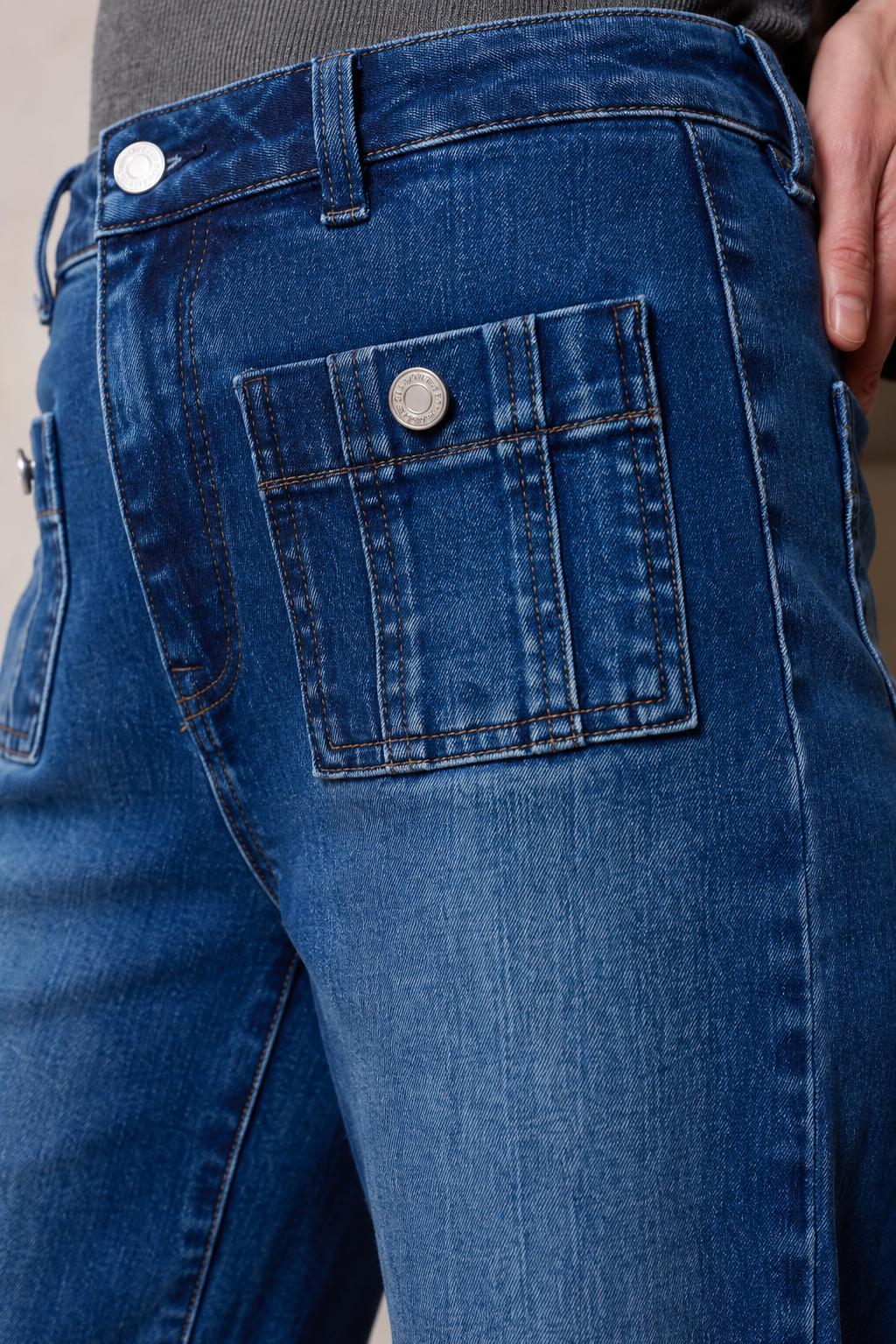 The Orna Patch Pocket Jean