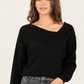 Sharpened black sweater product photo