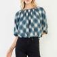 The Daryl Plaid Top, enhanced product photo