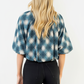 The Daryl Plaid Top, enhanced product photo