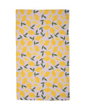 Sweet Lemon Geometry Tea Towel