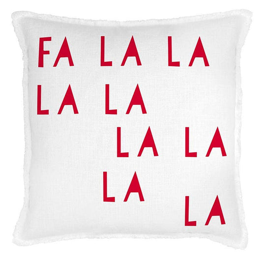 Fa La La La Euro Pillow