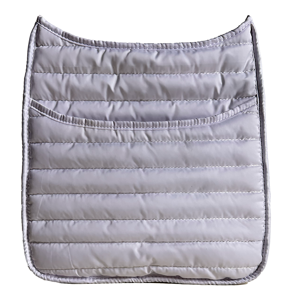 Everly Quilted Puffy Messenger 3 Colors