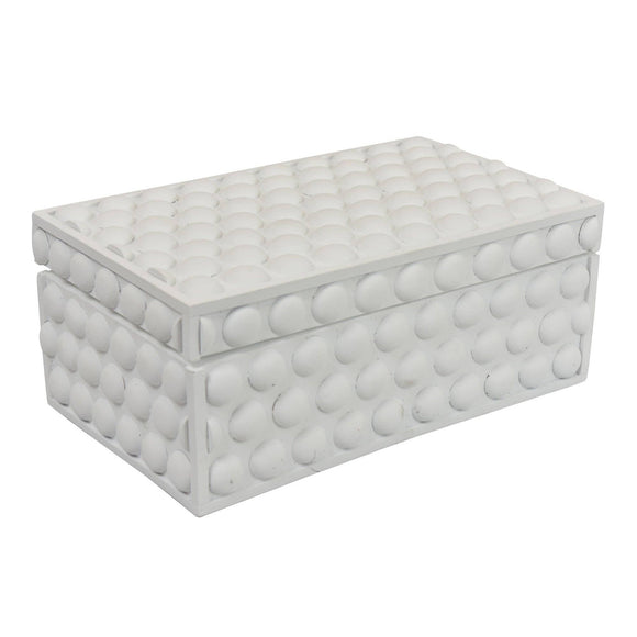 White Rectangle Decorative Box
