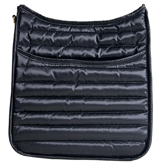 Everly Quilted Puffy Messenger 3 Colors