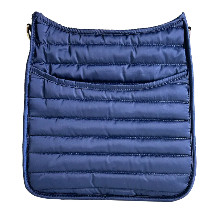 Everly Quilted Puffy Messenger 3 Colors