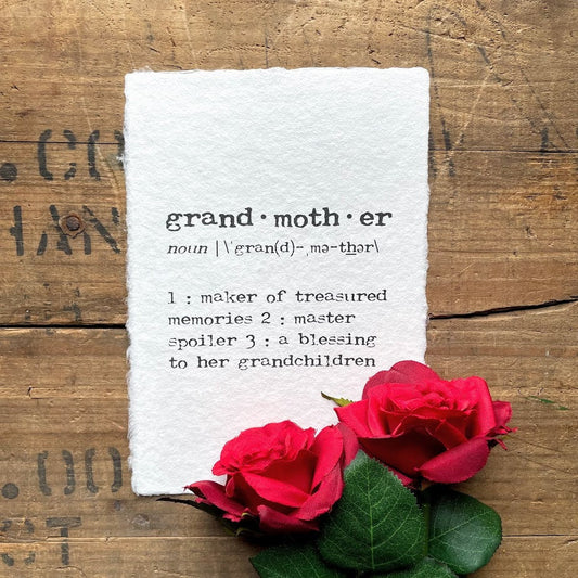 5x7 Grandmother Print