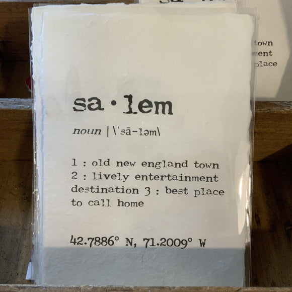 Salem 5x7 Print